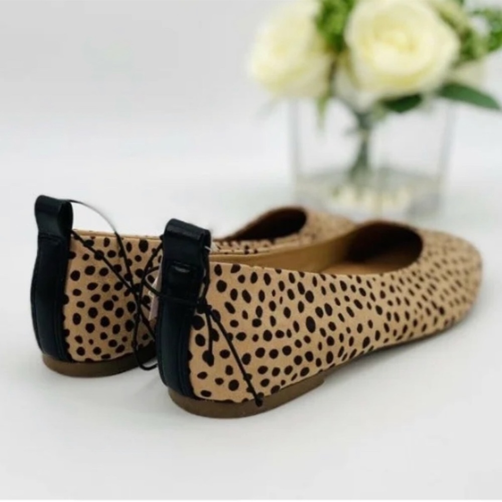 Universal Thread Animal Print Flats Leopard Ballet Flats Multicolor Size 6 - Picture 2 of 15